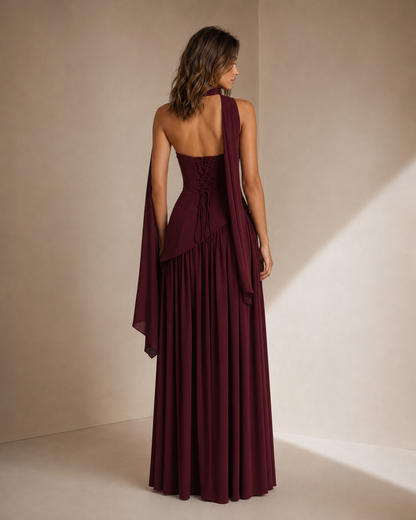 Evie™ | Strapless split maxi dress