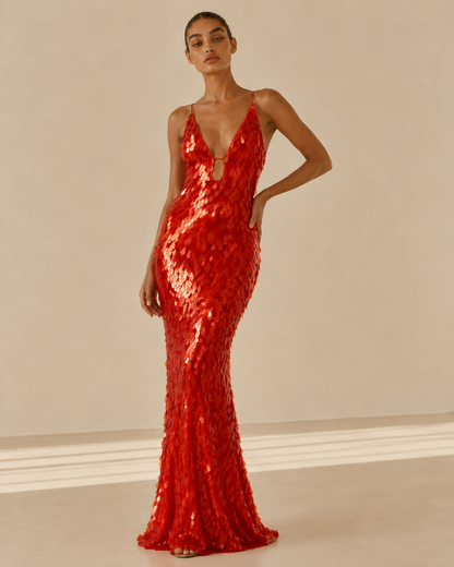 Eliza™ | Sequin mermaid maxi dress