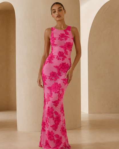 Isabelle™ | Floral embroidered maxi dress