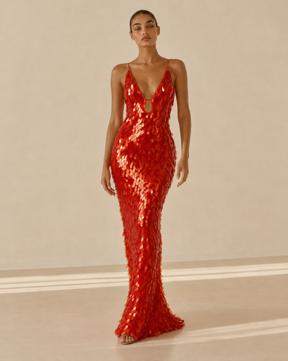 Eliza™ | Sequin mermaid maxi dress