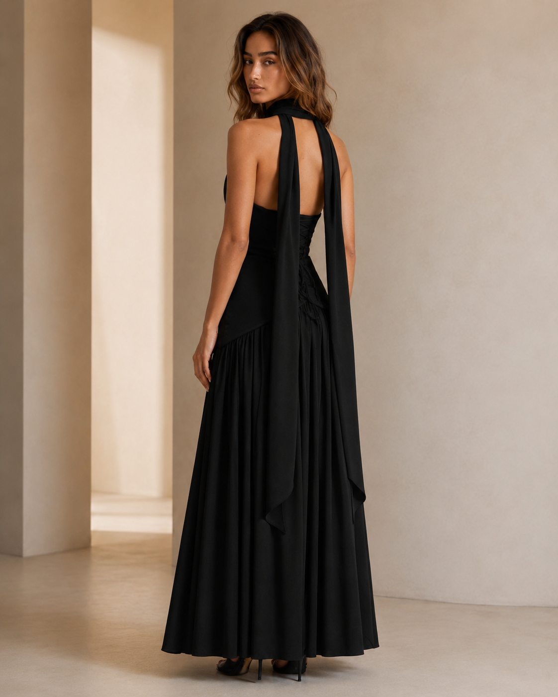 Evie™ | Strapless split maxi dress