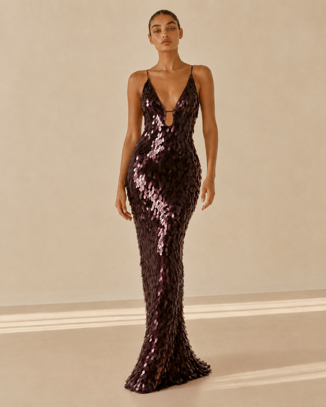 Eliza™ | Sequin mermaid maxi dress