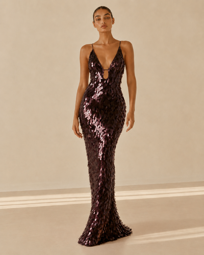 Eliza™ | Sequin mermaid maxi dress