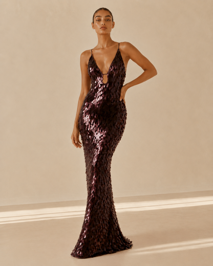 Eliza™ | Sequin mermaid maxi dress