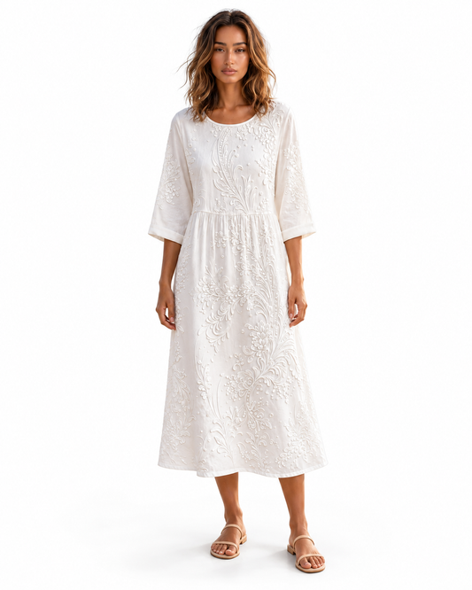 Charlotte™ | Floral relaxed midi dress