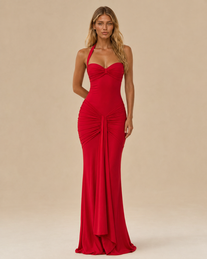 Scarlett™ | Mesh panel maxi dress