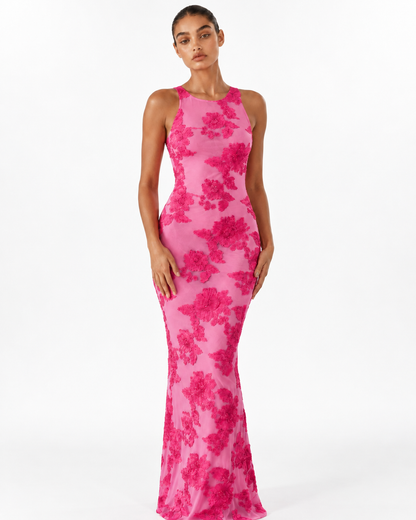 Isabelle™ | Floral embroidered maxi dress